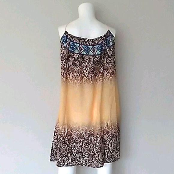 Tendency Multicolor Sun Dress. Size Small - Picture 5 of 10